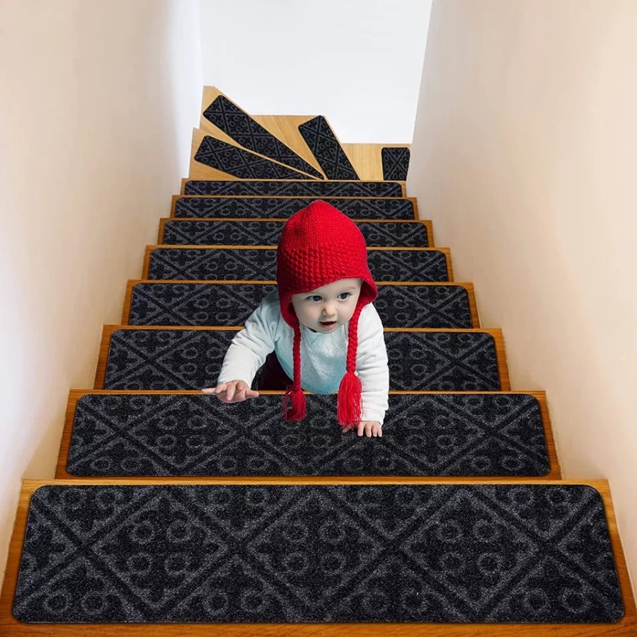 NA - Keset Tangga Anti Selip Dekorasi Alas Tangga Stair Tread Mats KT8