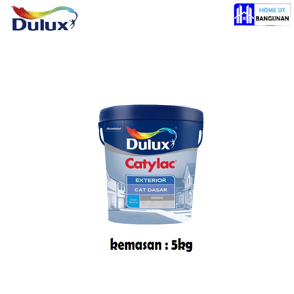 CAT DASAR DULUX CATYLAC EXTERIOR KHUSUS TEMBOK LUAR TAHAN CUACA PANAS HUJAN BADAI 5 KG