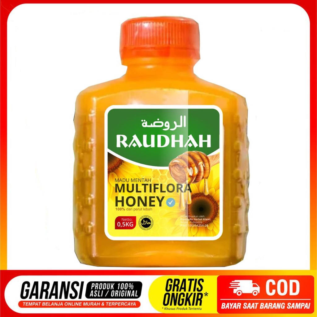 

Raudhah - Madu Mentah Multiflora Honey 500gr Darusyifa
