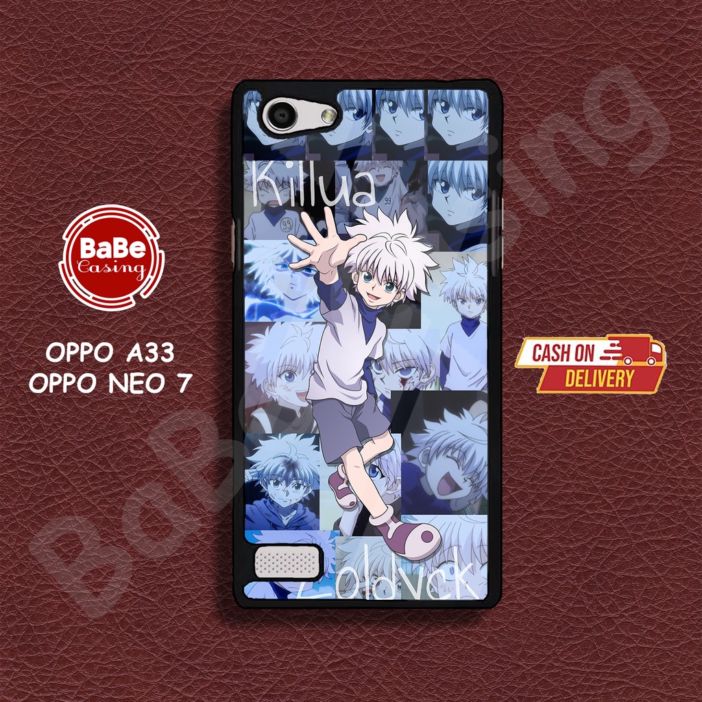 Case OPPO A33W NEO 7 Casing OPPO A33W NEO 7 case KILLUA Case hp kondom hp case aesthetic case anime 