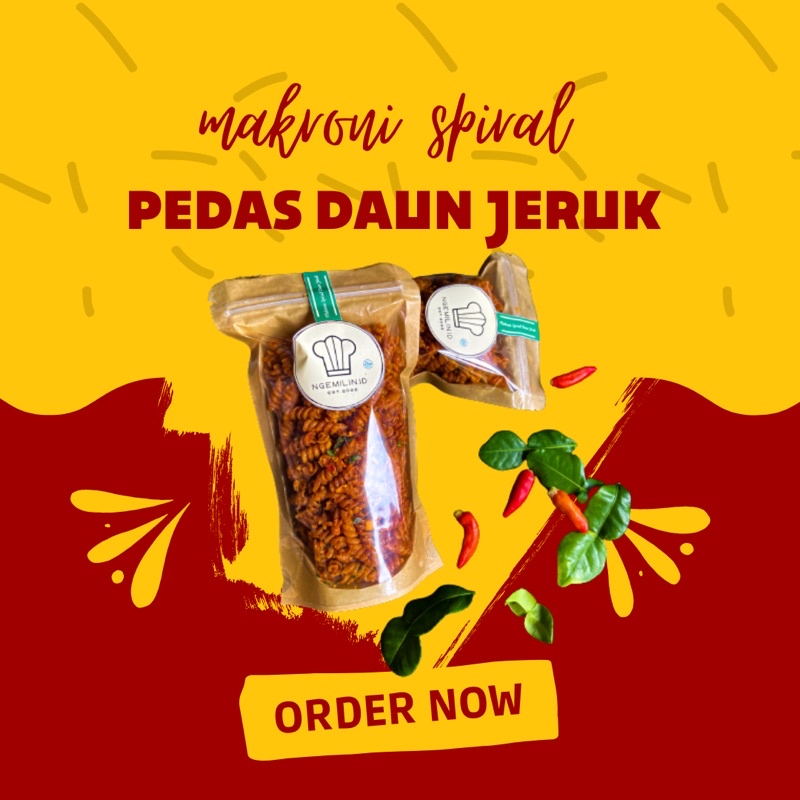 

makroni spiral pedas daun jeruk 150 gr