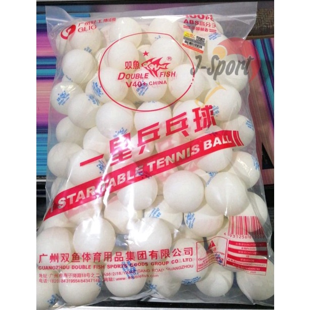 BOLA DOUBLE FISH TRAINING 100 BOLA BANYAK DOUBLE FISH BOLA PINGPONG BOLA TENIS MEJA