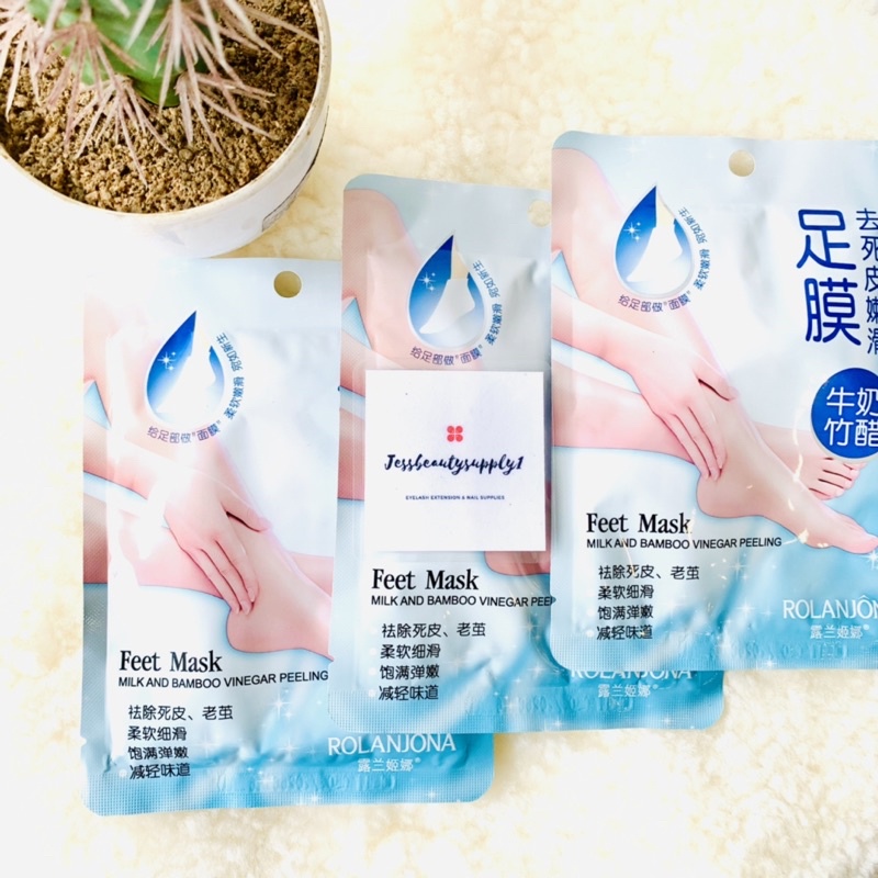 ROLANJONA / Rolajona FOOT MASK / masker kaki / pelembut kutikula kulit kering