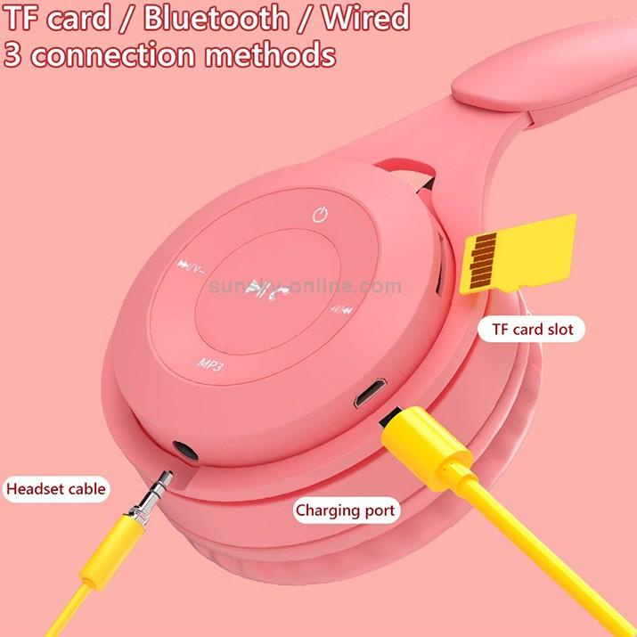 [KODE AHIGN] Headphone Macaron Wireless Y08 /Stn 36 Bluetooth Headphone Macaron Y-08 /Stn 36