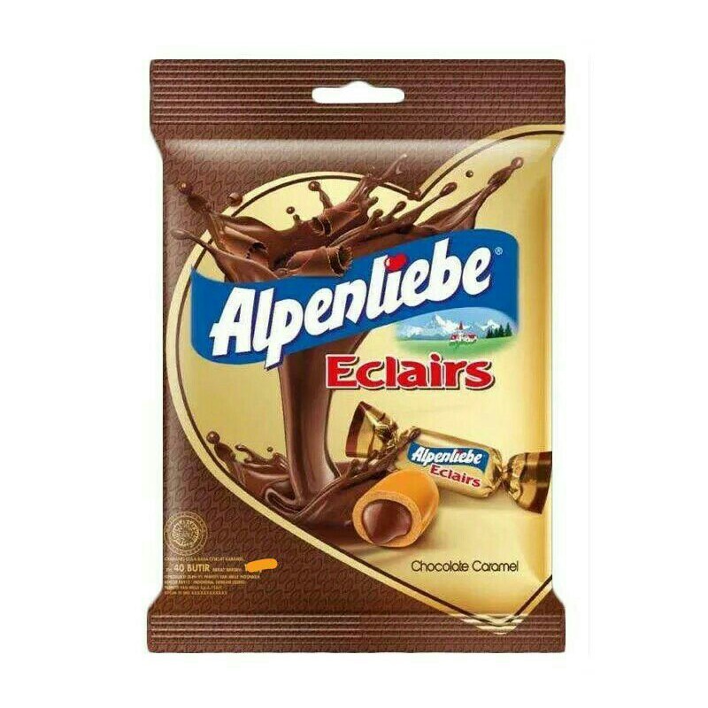 PACK - Alpenliebe Eclairs Chocolate Caramel 144gr