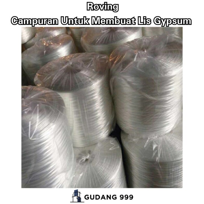 Lem Talang Roving / Glass Roving / Kain Serat Fiber / Glas Fiber Roving 18 Kg