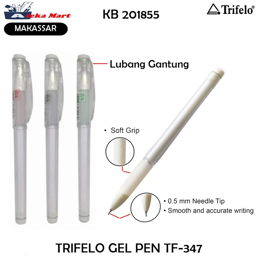 

[PCS] TRIFELO GEL PEN TF-347 TINTA HITAM