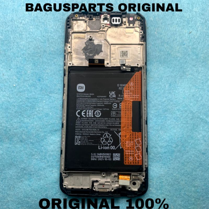 BATERAI BATRE BATERAY BATTERY BN5A XIAOMI REDMI 10 4G 2021 2022 / NOTE 10 5G / POCO M3 PRO 5G ORIGIN