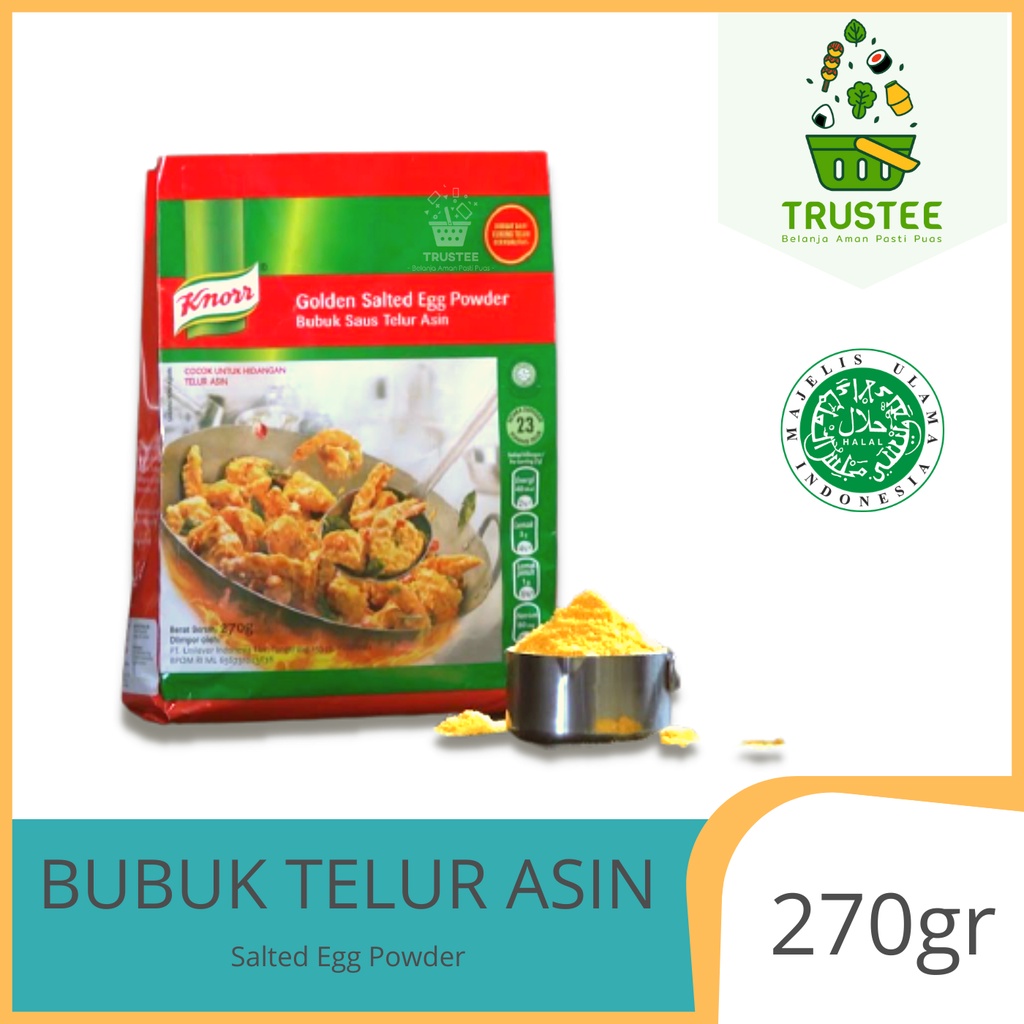 Knorr Golden Salted egg powder HALAL bubuk saus telor asin knorr 270gr bumbu masak bumbu dapur knorr