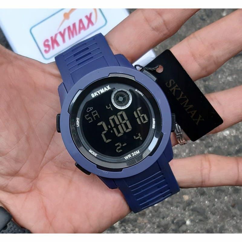 Jam Tangan Skymax Original Waterproof Berenang Digital Pria Wanita