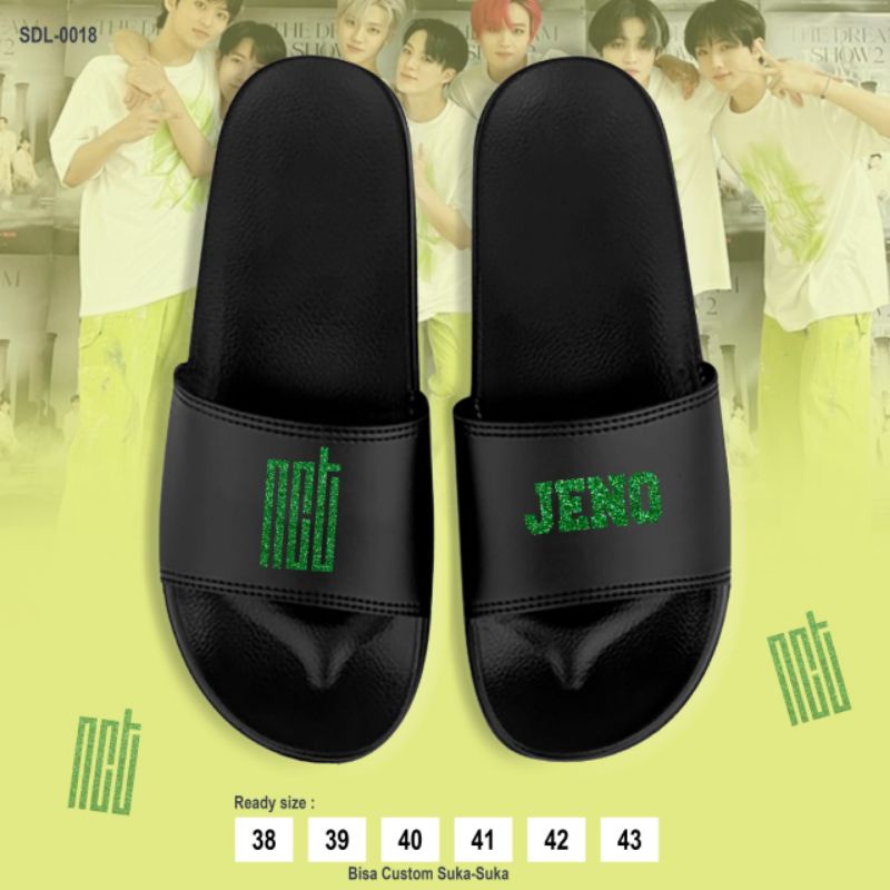 SENDAL NCT GLITER/SANDAL NCT GLITER HIJAU 37-43