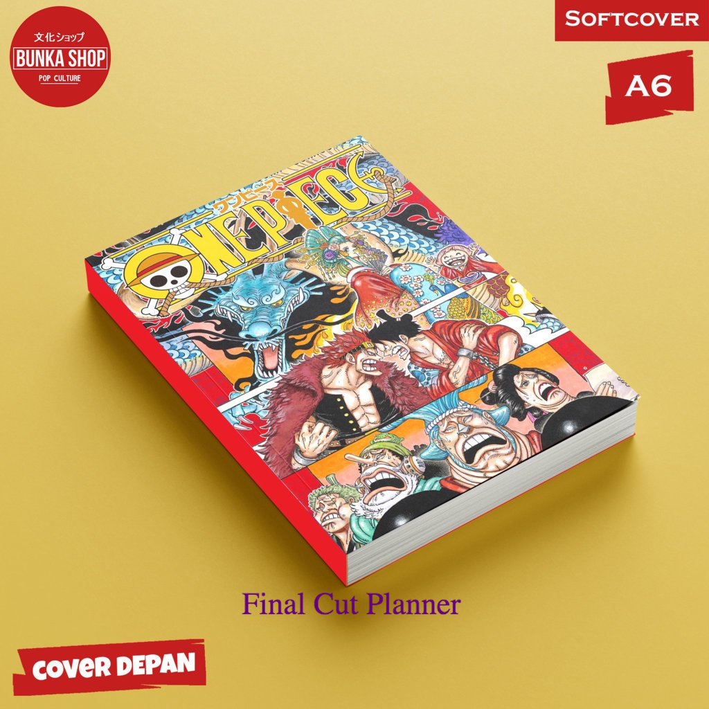 

Pocket Note One Piece Cover Wano 2 Softcover A6 Buku Tulis Catatan Notes Agenda Planner Jurnal .