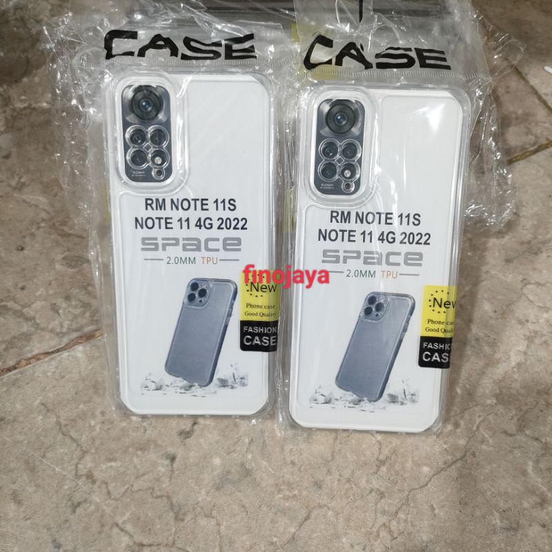 Softcase Xiaomi Redmi Note 11S Xiaomi Redmi Note 11 4G 2022 Silikon Casing Selicon Case Transparan Bening Pelindung Pro Camera