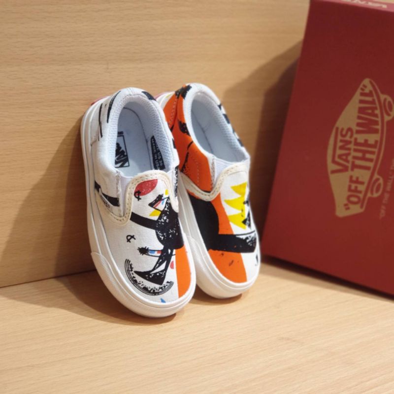 SEPATU ANAK VANS MOMA SLIP ON SEPATU ANAK LAKI LAKI PEREMPUAN SEPATU SLOP ANAK