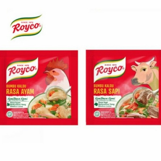 

(6 pcs) Royco kaldu sapi dan kaldu ayam