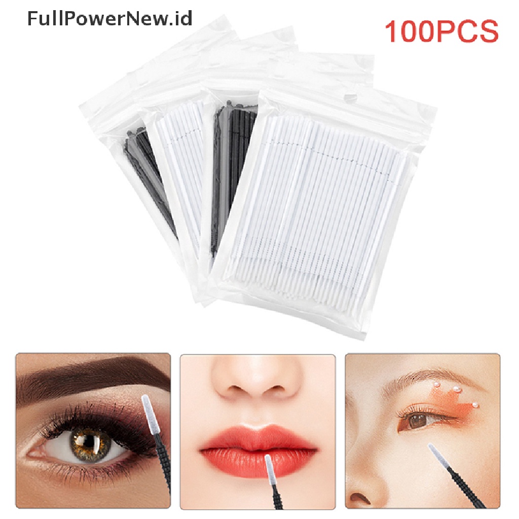 Power 100pcs Brush Aplikator Maskara Sekali Pakai