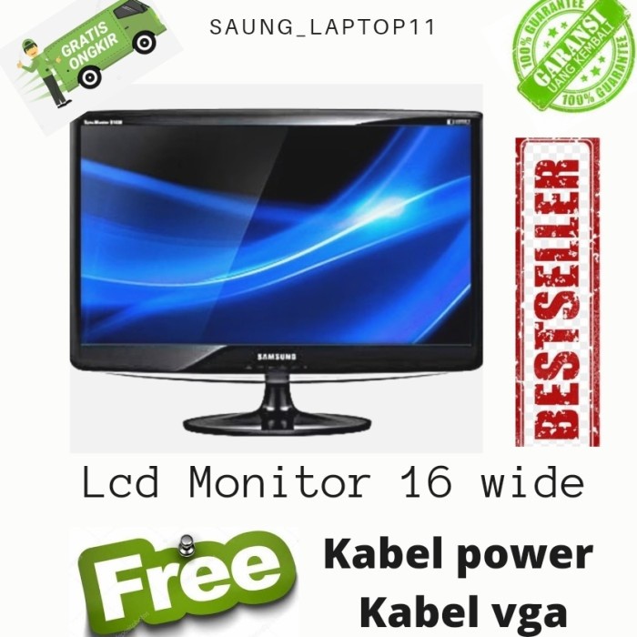 Monitor Lcd Lcd Monitor Pc 16 Wide Murah