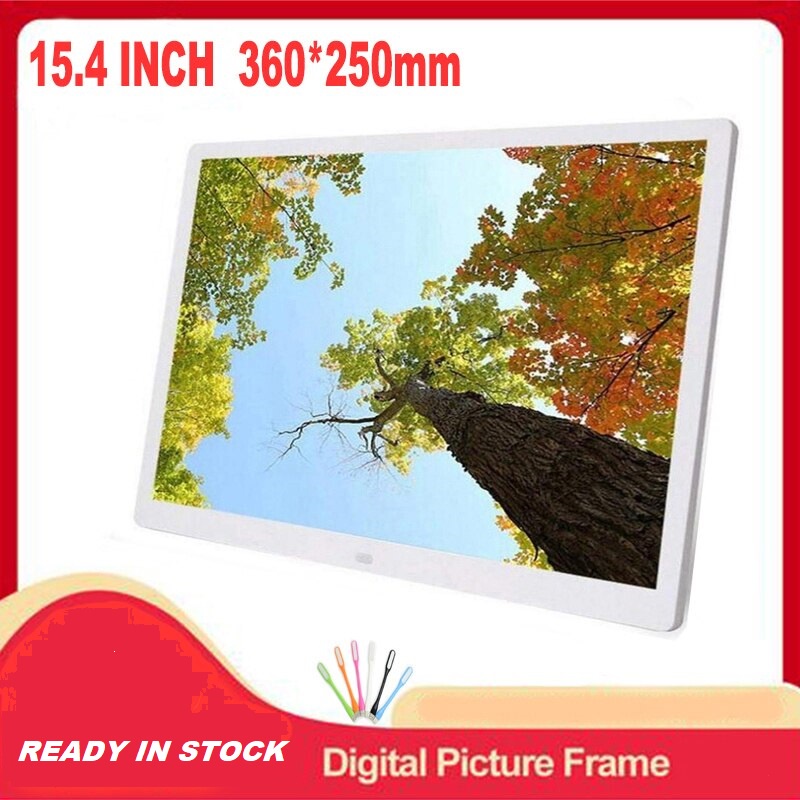 Digital Foto Frame LED 15.4 inch HD 1080P MP3 MP4 Video Player