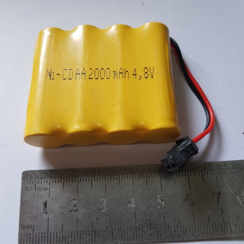 BATERAI MOBIL REMOT RC 2000MAH 4.8V NICD /BATERAI RC