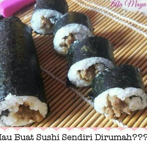 

Langsung Checkout--Nori Sushi Halal 50 lembar murah manjun tokinori sakao nori dried seaweed rumput laut bento