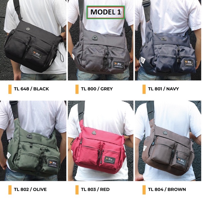 Tas Selempang Sling Bag Pria Besar Murah Tas Slempang Distro Pria Terbaru untuk Kerja Kuliah Sekolah