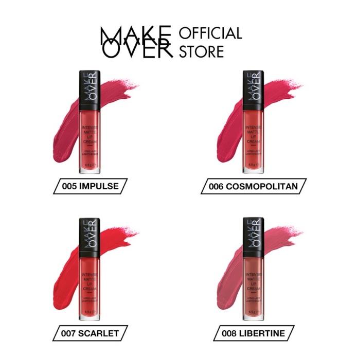 MAKE OVER Intense Matte Lip Cream 6,5GR / Last 8 Hours Long