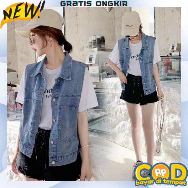 Jaket Jeans Kekinian Cewek Levis Wanita Jins Import Denim Jacket Ec505 [Jaket Giska Ro] Jaket Wanit 