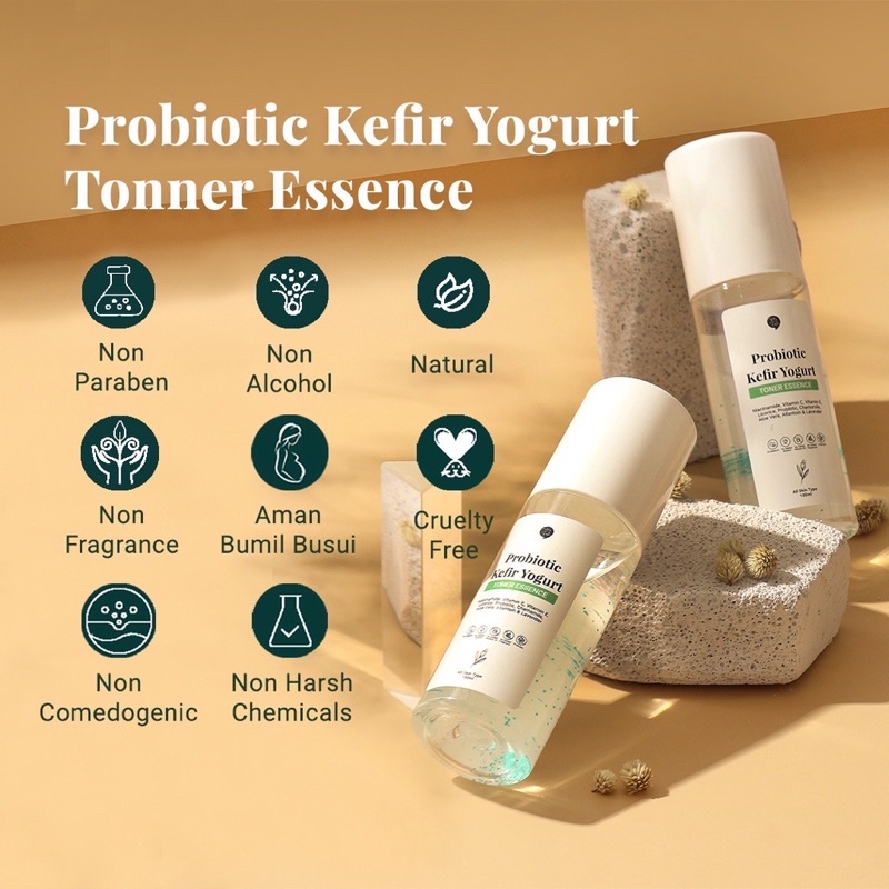 ⭐️ Jendela Kosmetik ⭐️ Biotalk / Bio Talk Probiotic Kefir Yogurt Essence Toner / Toner Pencerah / Toner Wajah / Toner Calming