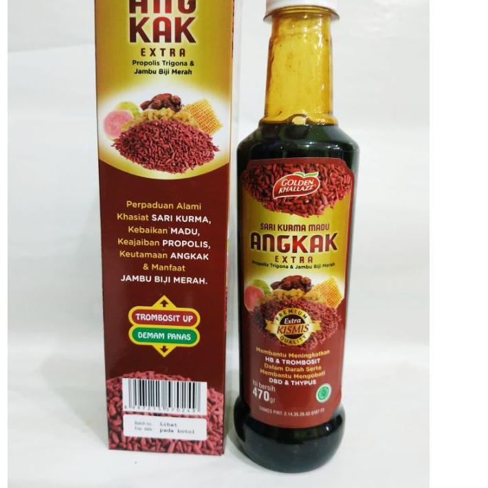 

Bisa COD SARI KURMAK MADU ANGKAK extra Jambu Biji Merah Plus Propolis Kismis Antibody Spesifik GOLDEN grosir