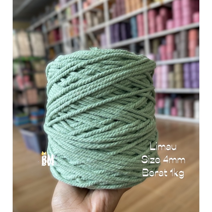 Benang macrame 4mm LIMAU 1kg