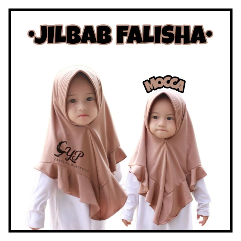 Jilbab Anak bayi Falisha usia 0-3 th allsize / HIJAB ANAK