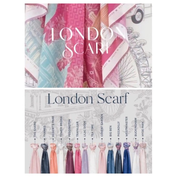 London Scarf Signature Scarf by Wearing Klamby