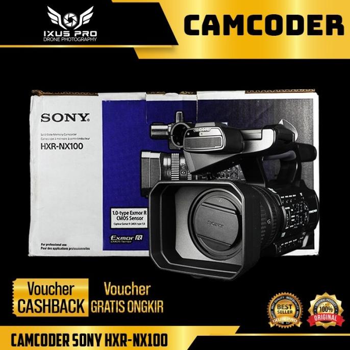 [ Promo ] Sony Camcorder Hxr-Nx100 Garansi Resmi - Handycam Sony Hxr-Nx100 Nxcam - Drone Kamera Dan 