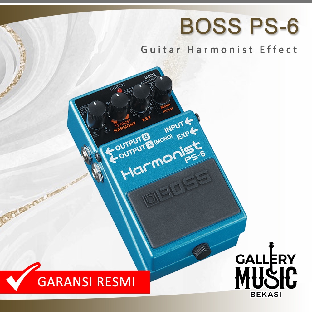 Boss PS 6 Guitar Harmonist Effect / PS6 / PS-6 Efek Gitar