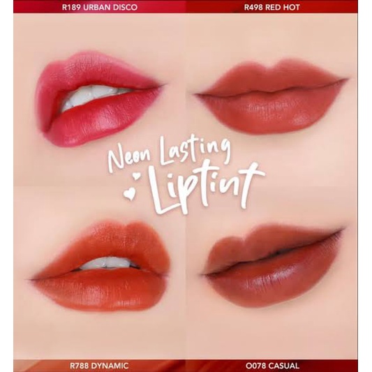 ✿ELYSABETHME✿ Y.O.U Neon Liptint Lasting| TAHAN 12 JAM | lipstick cair lipcream murah import  kualitas bagus