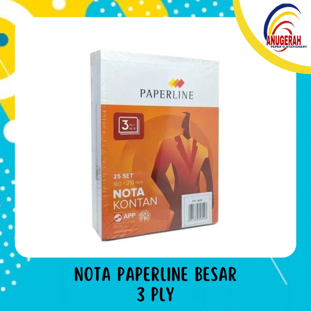 

NOTA PAPERLINE BESAR 3 PLY (PCS)