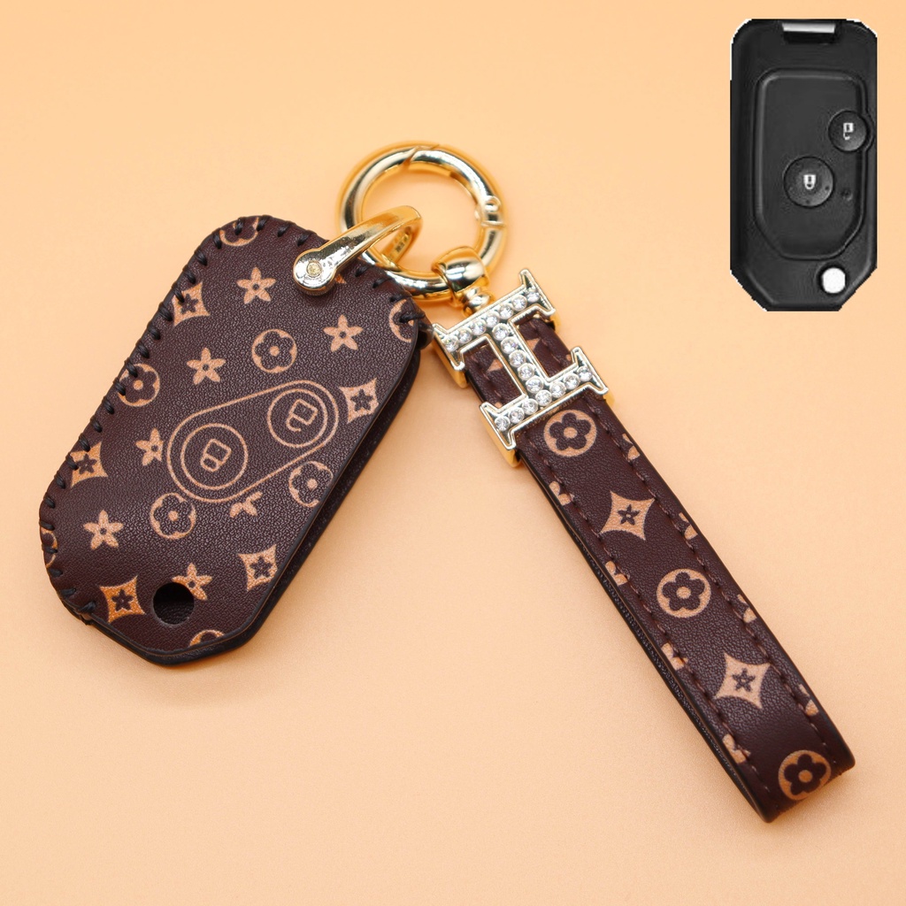 Case Kunci Mobil Keyless Bahan Kulit Untuk Honda Civic CRV HRV BRV City Accord