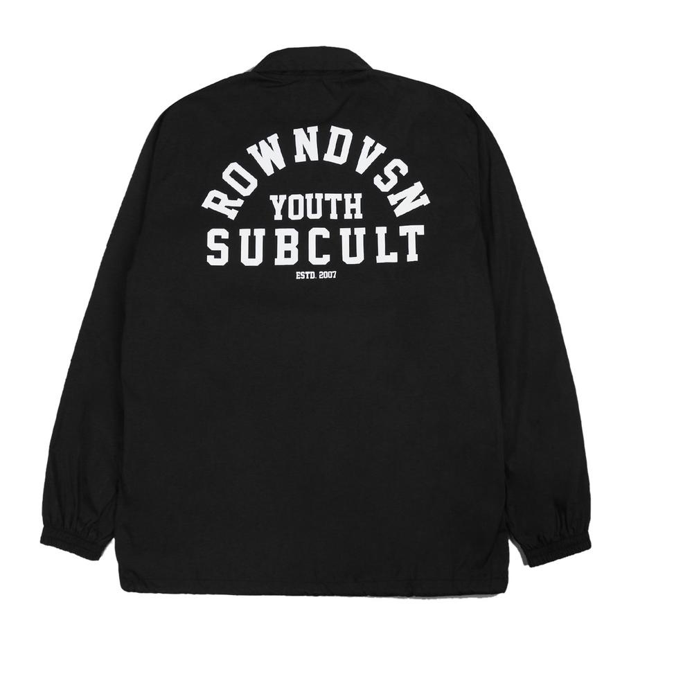 [Art. Q7143Z] Rown Division Coach Jacket Black - Rowndvsn Coach Jaket Davincie Black