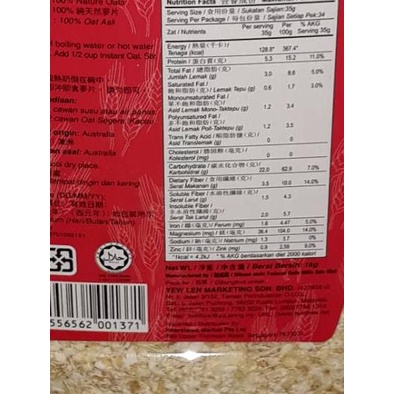 

READY ✅Quaker oat ori instant produck australia|SQ6