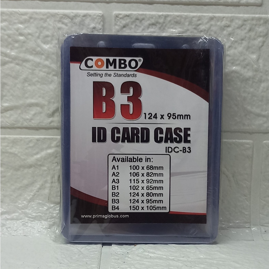 ID Card Case / Cocarde / Name Tag B3 124x95mm (10 Pcs)