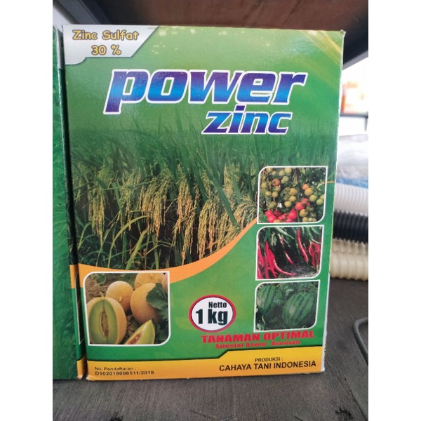 pupuk zink Super ZINC/power zinc, zinc sulfat kemasan 1kg