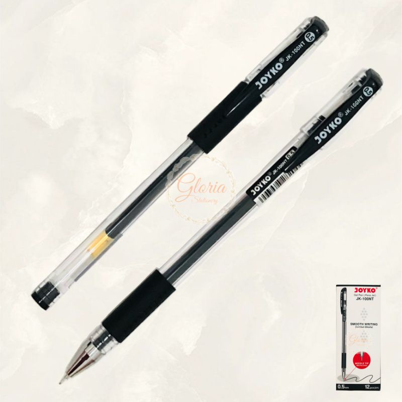 

RK Joyko Gel JK 100NT Pulpen/ Bolpen Gel Joyko mata jarum JK 100NT