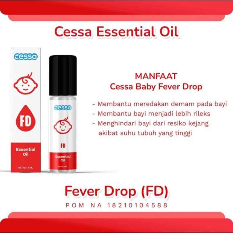 CESSA BABY - Cessa Fever Drop Merupakan Essential Oil