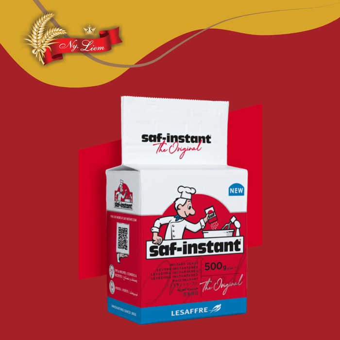 

ORIGINAL MURAH SAF-INSTANT Red Instant Dry Yeast / Ragi Instant 500 gram