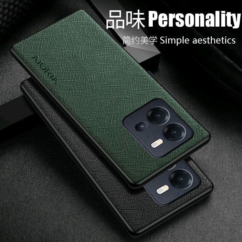 VIVO V27E V27 5G V25E V25 5G V25 PRO V23 5G V23E V21 4G / 5G SOFT CASE CANVAS CROSS PATTERN