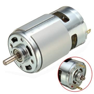 Motor 775 Dinamo DC 775 Output 12V-24V 3500-9000 RPM suara halus