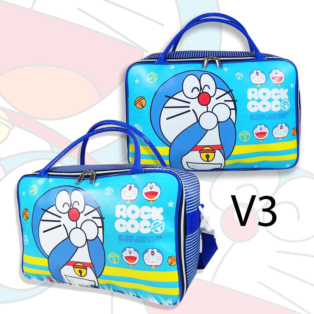 Tas mudik Tas travel bag pakaian motif karakter ukuran besar tas selempang Moji 1