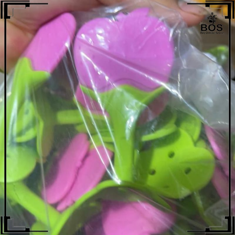 BOS Teether Bahan Silikon / Baby Fruit Teether Gigitan / Teether Gigitan Bentuk Buah Bahan BPA FREE