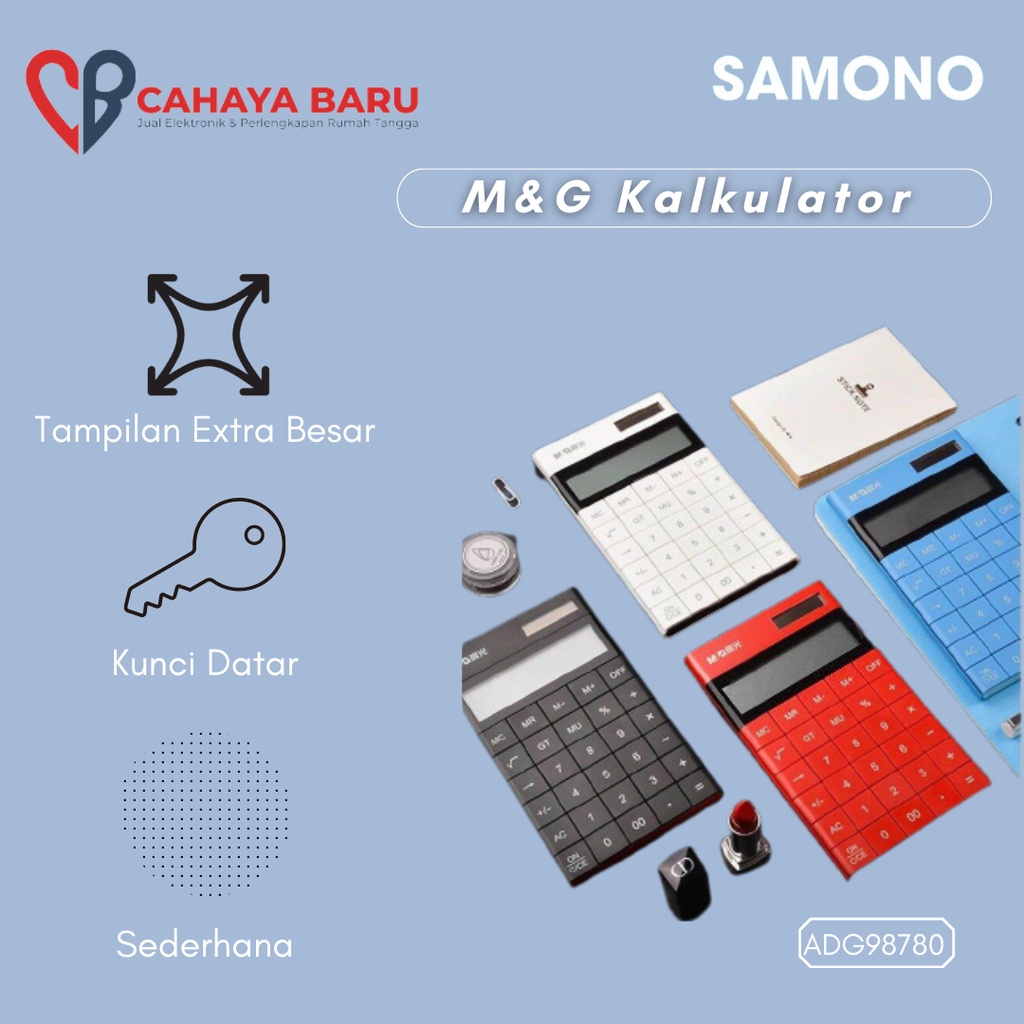 

SAMONO M&G CALCULATOR ADG98780