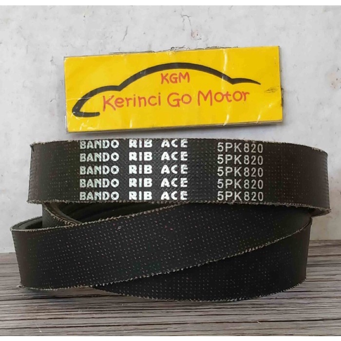 BANDO VAN BELT 5PK 820 RIB BELT TALI KIPAS 5PK-820 FAN BELT ALUR